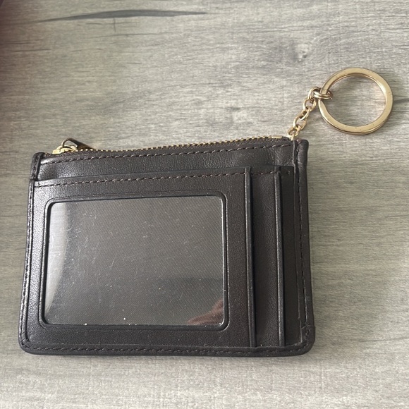 Small Coach change purse with key ring and Id/card holder, 3”x4” - Picture 2 of 3